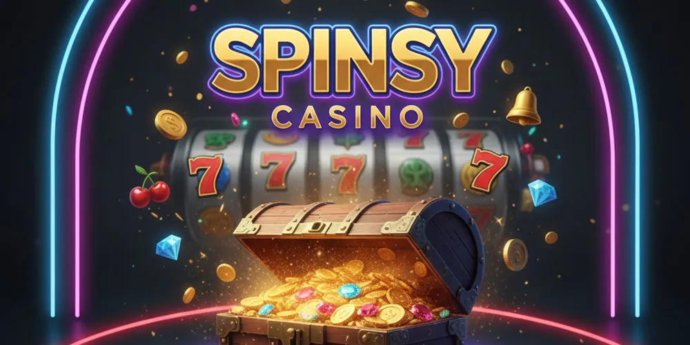 Screenshot des Spinsy Casino Login-Bildschirms auf einem Smartphone